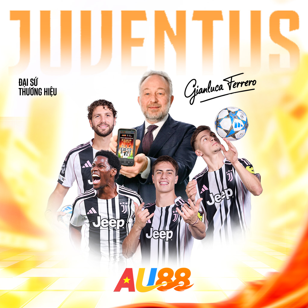 AU88 Đối tác chính thức Juventus tại Châu Á