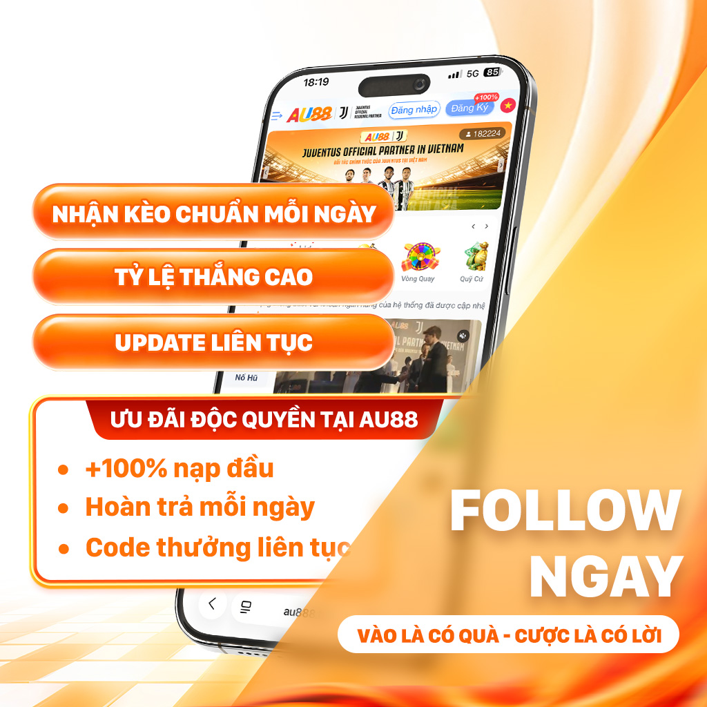 Thưởng nạp 100% tại AU88